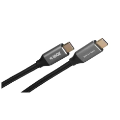 Кабель iBOX USB Type-C to USB Type-C 1 м Black (5901443055761)