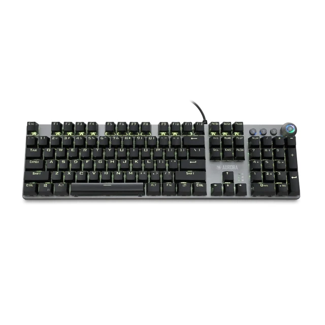 Клавіатура iBOX AURORA K-4 IKGMK4 механічна ігрова RGB USB US розкладка Black (5901443055945)