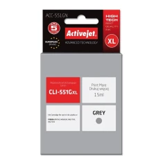 Картридж ActiveJet ACC-551GN для Canon CLI-551G Grey 15 мл (5901443097358)