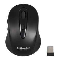Миша ActiveJet AMY-213 бездротова оптична 1600 DPI Black (5901443107033)