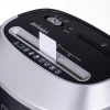 Шредер ActiveJet ASH-1201D P-3 25 л 5x38 мм 12 аркушів Black/Silver (5901443108535)