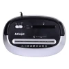 Шредер ActiveJet ASH-1201D P-3 25 л 5x38 мм 12 аркушів Black/Silver (5901443108535)