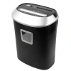 Шредер ActiveJet ASH-1201D P-3 25 л 5x38 мм 12 аркушів Black/Silver (5901443108535)