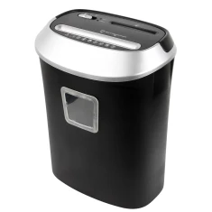 Шредер ActiveJet ASH-1201D P-3 25 л 5x38 мм 12 аркушів Black/Silver (5901443108535)