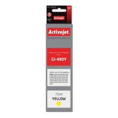 Картридж ActiveJet AC-G490Y для Canon GI-490Y Yellow 70 мл 7000 стор. (5901443110729)