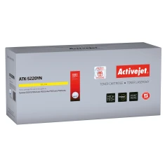 Тонер-картридж ActiveJet ATK-5220YN для Kyocera TK-5220Y Yellow 1200 стор. (5901443115021)