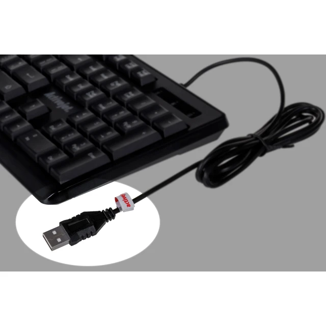 Клавіатура ActiveJet K-3803S дротова USB (5901443120070)