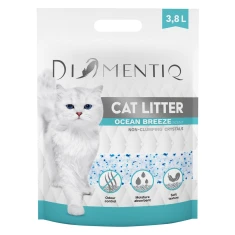Наповнювач для туалету для котів DIAMENTIQ Ocean Breeze незбивний 3,8 л (5901443122135)