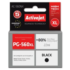 Картридж ActiveJet AC-560NX для Canon PG-560XL Black 22 мл (5901443122678)