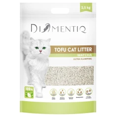 Наповнювач для туалету для котів DIAMENTIQ Tofu збивний Matcha 2,5 кг (5901443122913)