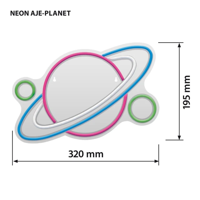 Світлодіодний неон ActiveJet AJE-NEON PLANET (5901443123538)