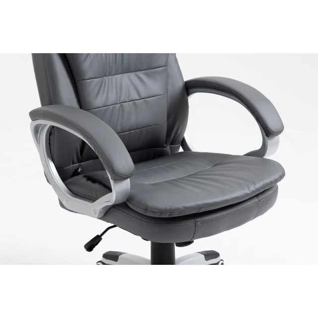 Офісне крісло ActiveJet YK7304 з масажем і підігрівом Grey (5901443390770)