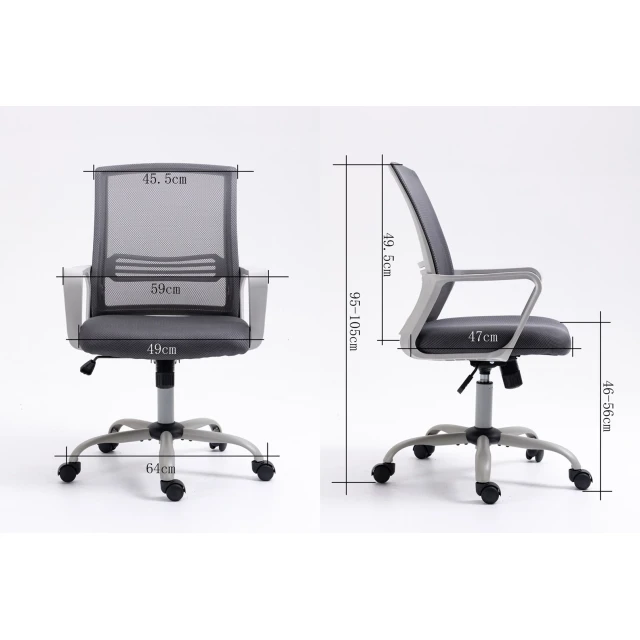 Офісне крісло ActiveJet YK01 Grey (5901443390794)