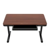 Стіл з електричним регулюванням висоти ActiveJet ET119W-C 140x70 см Black/Walnut (5901443390978)