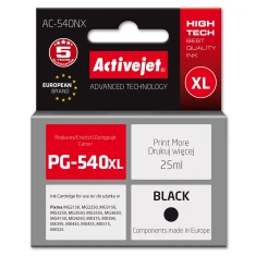 Картридж ActiveJet AC-540NX для Canon PG-540XL Black 25 мл (5901443391128)