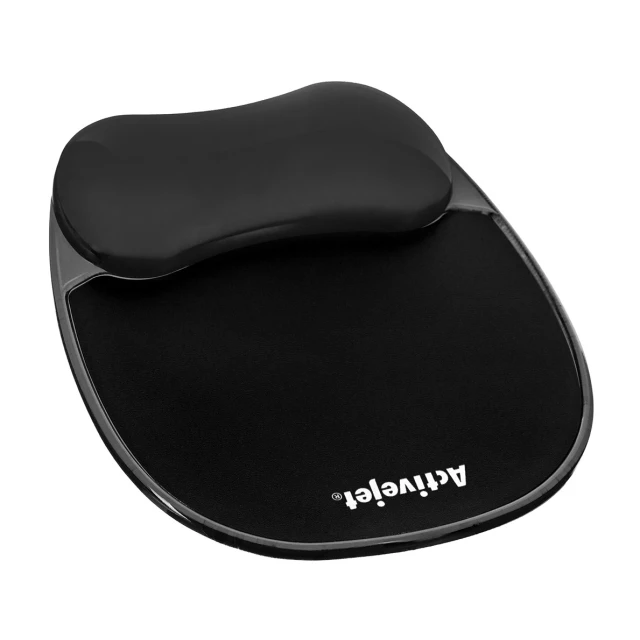 Килимок для миші гелевий ActiveJet Black (5901443391944)