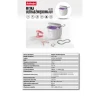 Ультразвукова мийка ActiveJet AUC-198 бездротова з UV White (5901443392002)