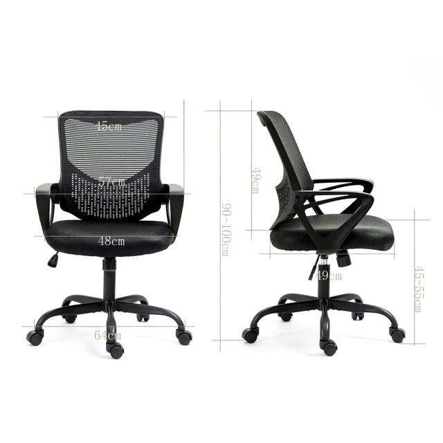 Офісне крісло ActiveJet YK507 Black (5901443392163)