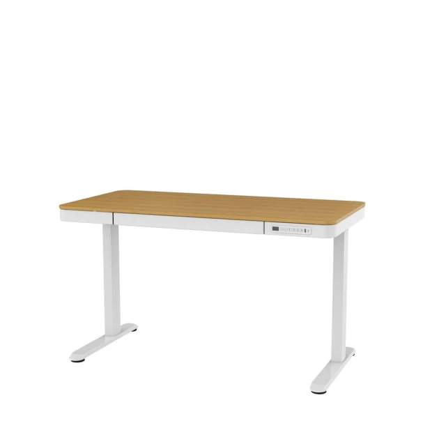 Стіл з електричним регулюванням висоти ActiveJet ET119S 120x60 см White/Oak (5901443392491)