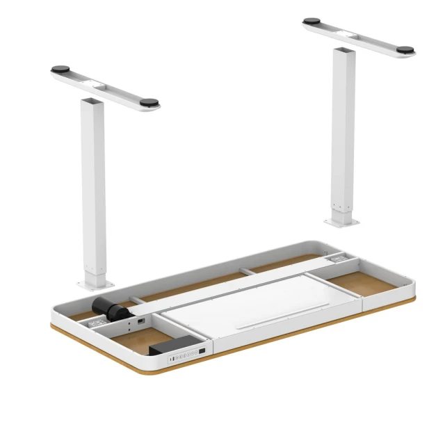 Стіл з електричним регулюванням висоти ActiveJet ET119S 120x60 см White/Oak (5901443392491)