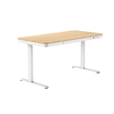 Стіл з електричним регулюванням висоти ActiveJet ET119S 120x60 см White/Oak (5901443392491)