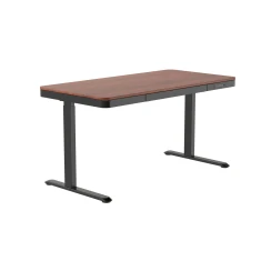 Стіл з електричним регулюванням висоти ActiveJet ET119S 120x60 см Black/Walnut (5901443392514)