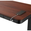 Стіл з електричним регулюванням висоти ActiveJet ET119S 120x60 см Black/Walnut (5901443392514)