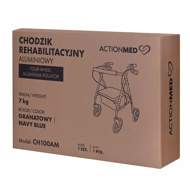 Ходунки реабілітаційні ActionMed алюмінієві (5901443410836)