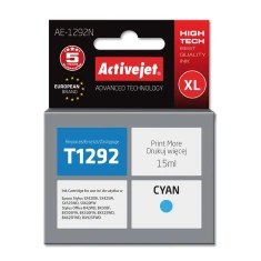 Картридж ActiveJet AE-1292N для Epson T1292 Cyan 15 мл (5901452135676)