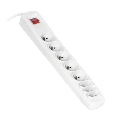 Мережевий фільтр ActiveJet APN-8g 3 x Type C 5 x UTE 10 А 3 м Gray (5901452155452)
