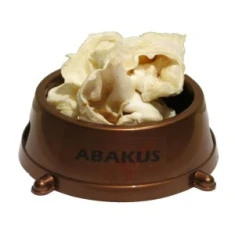 Ласощі для собак Abakus Вухо середнє біле 100 г (5901549159813)