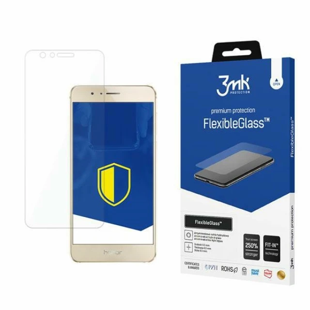 Захисне скло 3mk FlexibleGlass для Huawei Honor 8 Transparent (5901571182032)