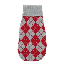 Светр для собак Pchełka ROMBY Red розмір XL (5901688710074)