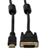 Кабель Akyga AK-AV-11 DVI-D — HDMI 1,8 м Black (5901720133489)