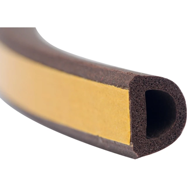 Ущільнювач для вікон і дверей STOM SAN EPDM тип D 6 м Brown (5901729549151)