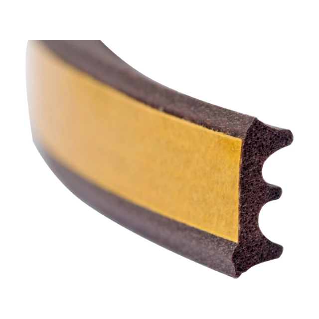 Ущільнювач для вікон і дверей STOM SAN EPDM тип E 6 м Brown (5901729813795)