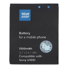 Акумулятор Blue Star для Sony Ericsson U100 Yari/J10/J10i2 ELM/Hazel 1100 mAh (5901737134585)