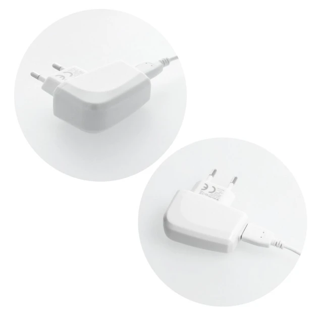 Сетевое зарядное устройство Blue Star Lite USB A 1A 5W + кабель USB A to Lightning White (5901737411518)