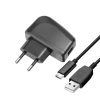 Зарядний пристрій Blue Star Lite USB A 2A 10W + кабель USB A - USB C Black (5901737865342)