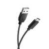 Кабель Blue Star Lite USB A до Micro USB 3A 1.2m Black (5901737933256)