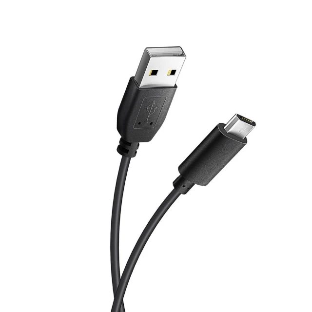 Кабель Blue Star Lite USB A до Micro USB 3A 1.2m Black (5901737933256)