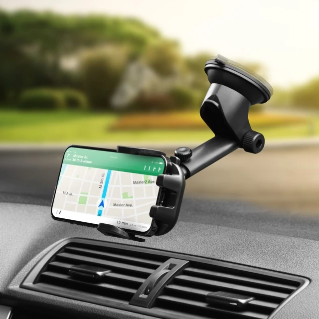 Автотримач Forcell F-Grip Carbon Bracket Black (5901737990372)