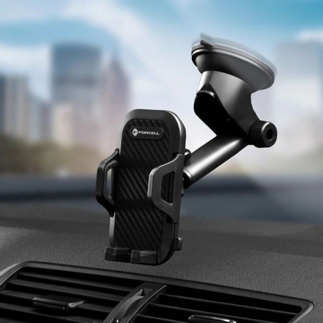 Автотримач Forcell F-Grip Carbon Bracket Black (5901737990372)