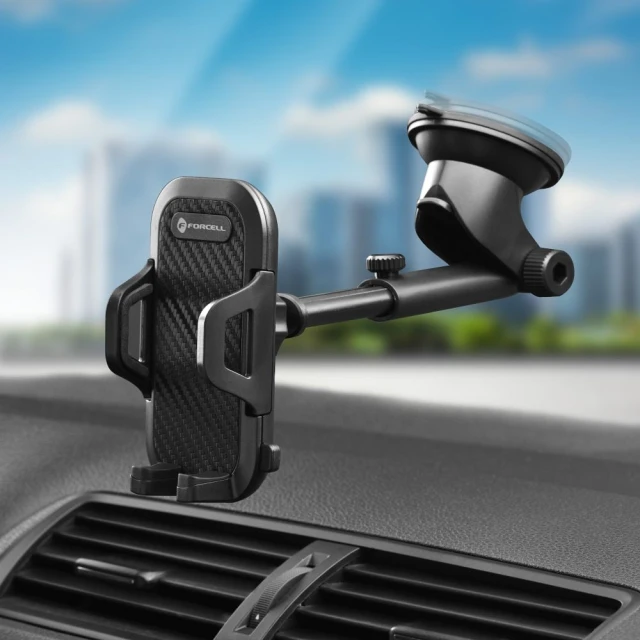 Автотримач Forcell F-Grip Carbon Bracket Black (5901737990372)
