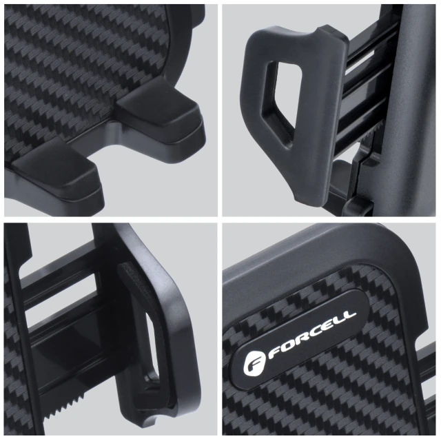 Автотримач Forcell F-Grip Carbon Bracket Black (5901737990389)