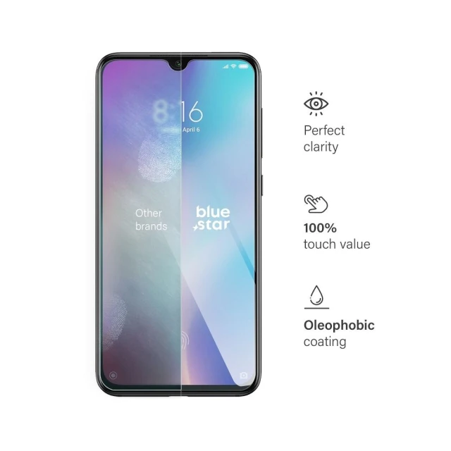 Защитное стекло Blue Star для Xiaomi Mi 9 Clear (5901737991782)