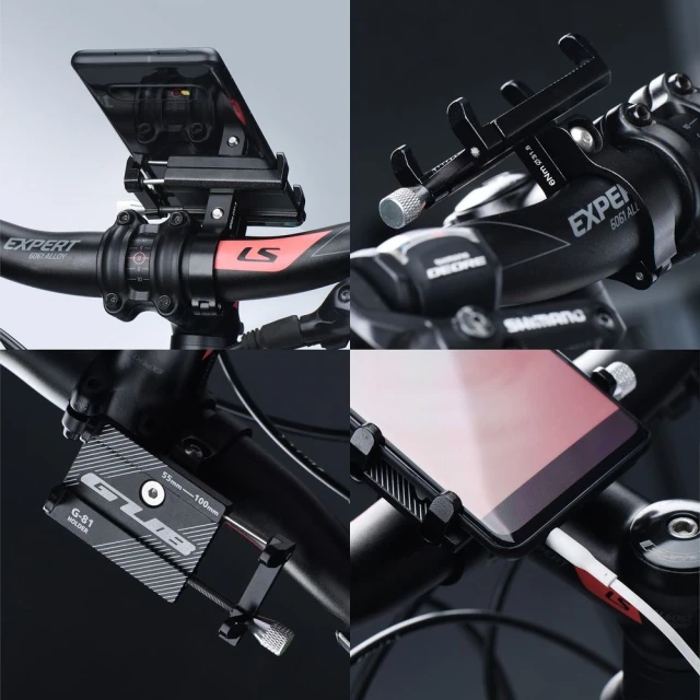 Автодержатель Gub G81 велосипедный Black (5901737995742)