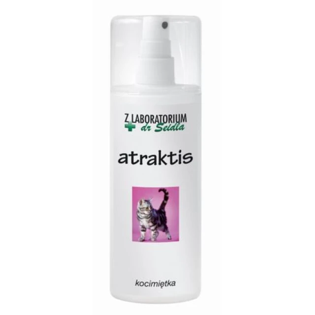 Спрей для котів Laboratorium DermaPharm Dr Seidel Atraktis з котячою м'ятою 100 мл (5901742000653)