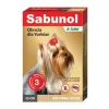 Нашийник для собак Laboratorium DermaPharm від бліх і кліщів Sabunol 35 см Gold (5901742001353)