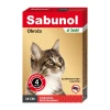 Нашійник для котів Laboratorium DermaPharm Sabunol від бліх і кліщів 35 см Red (5901742001483)